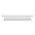23" Classic White Floating Wall Shelf-0