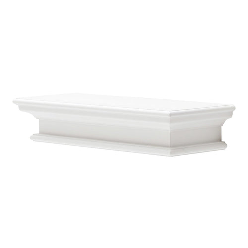 23" Classic White Floating Wall Shelf-1