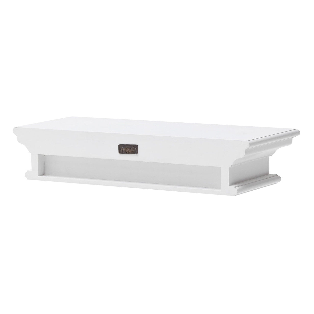 23" Classic White Floating Wall Shelf-2