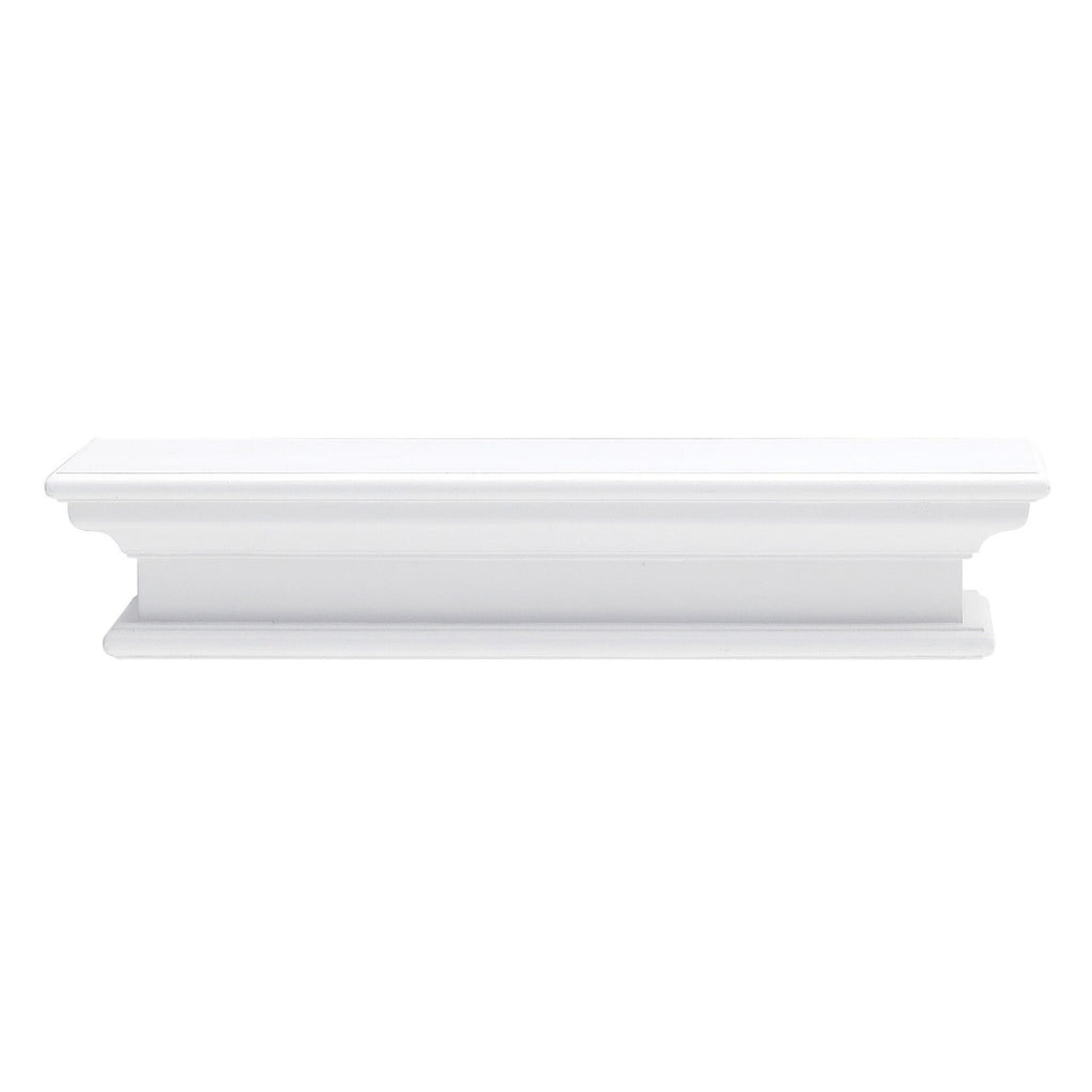 23" Classic White Floating Wall Shelf-6