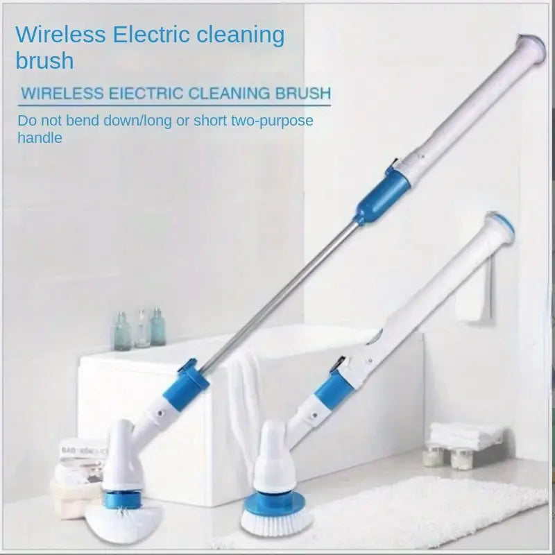 Electric Spin Scrubber Cleaning Brush – Rechargeable Power Scrubber for Bathroom, Kitchen & Tiles