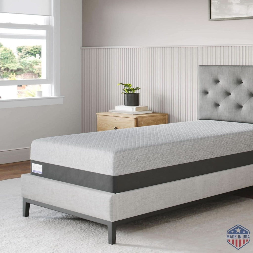 Cooling Gel Memory Foam Twin Mattress for Ultimate Comfort-0