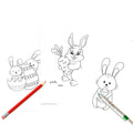 32pcs Easter Greeting Coloring Cards with Markers
