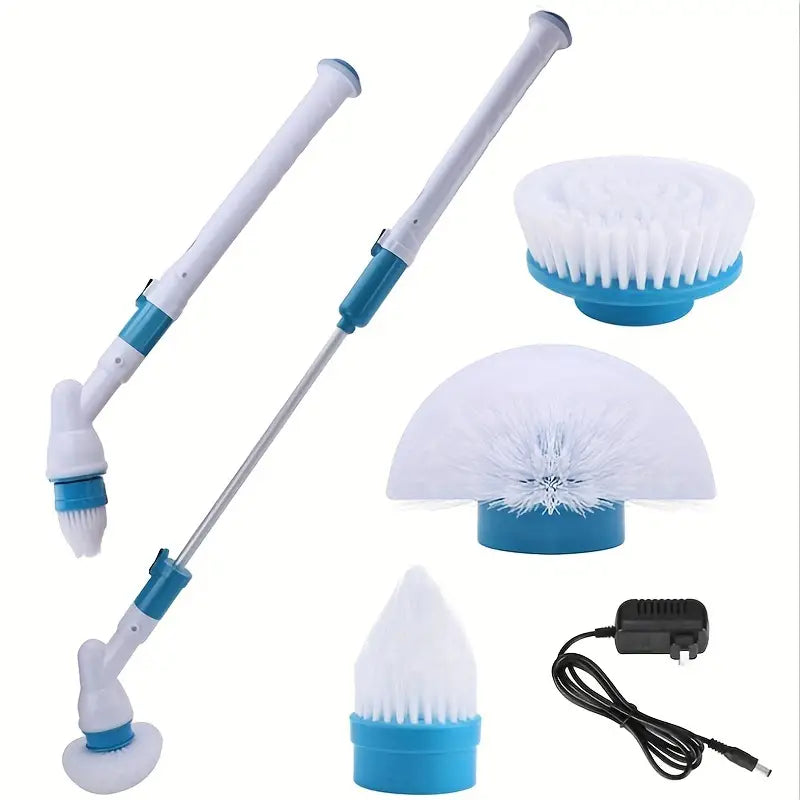 Electric Spin Scrubber Cleaning Brush – Rechargeable Power Scrubber for Bathroom, Kitchen & Tiles