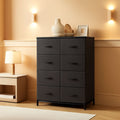 Tall Fabric Dresser With 8 Drawers For Bedroom Storage-0