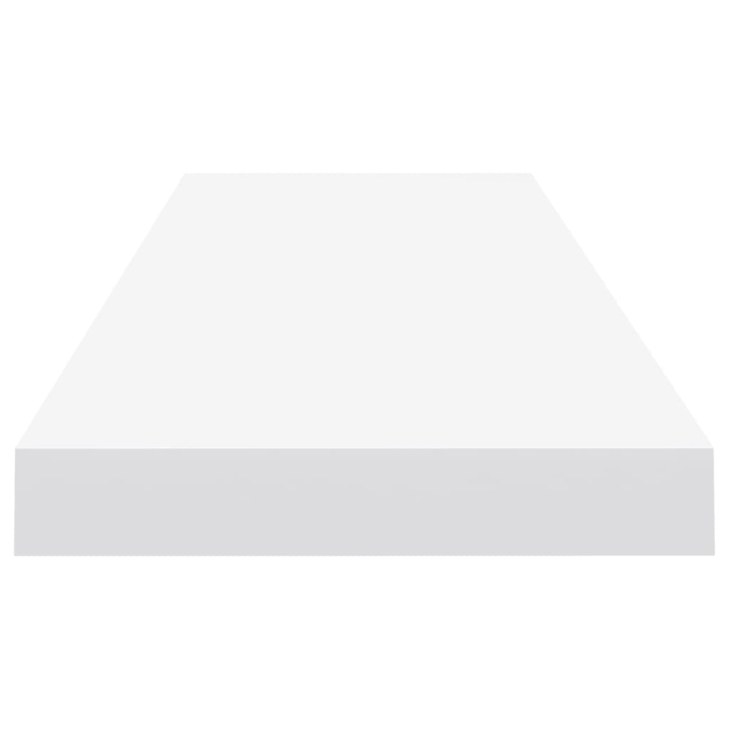 NNEVL Floating Wall Shelf White 90x23.5x3.8 cm MDF-4