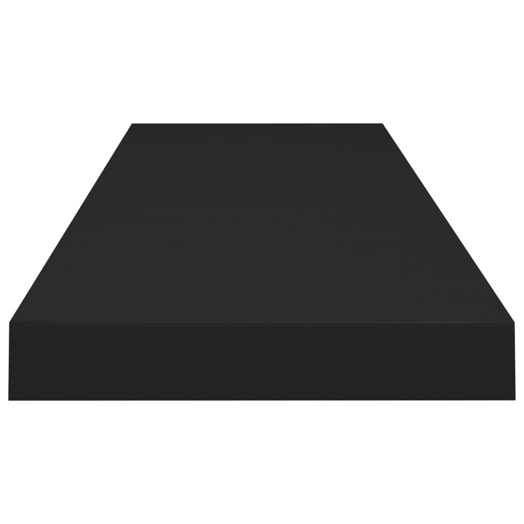NNEVL Floating Wall Shelf Black 90x23.5x3.8 cm MDF-4
