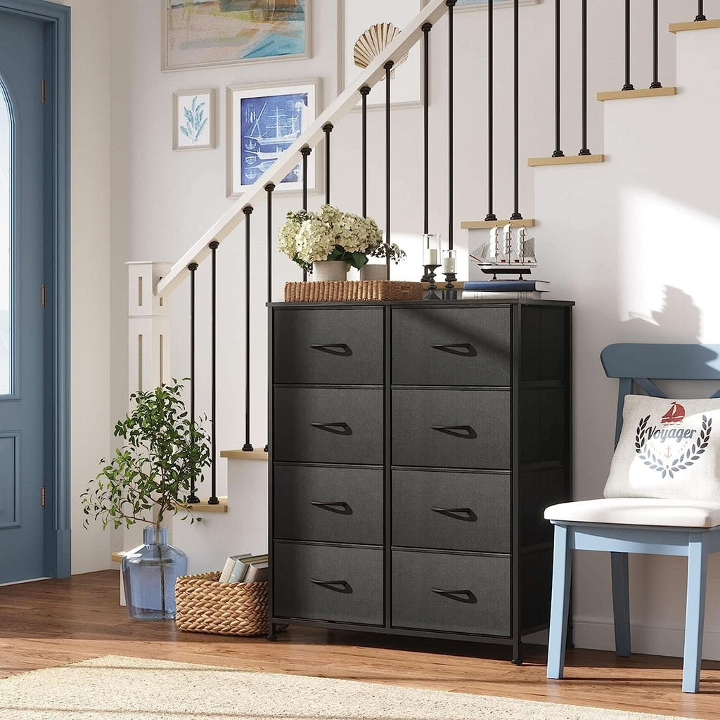 Tall Fabric Dresser With 8 Drawers For Bedroom Storage-1