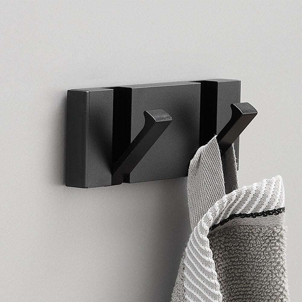 Perchero de pared moderno Palermo - Perchero metal negro