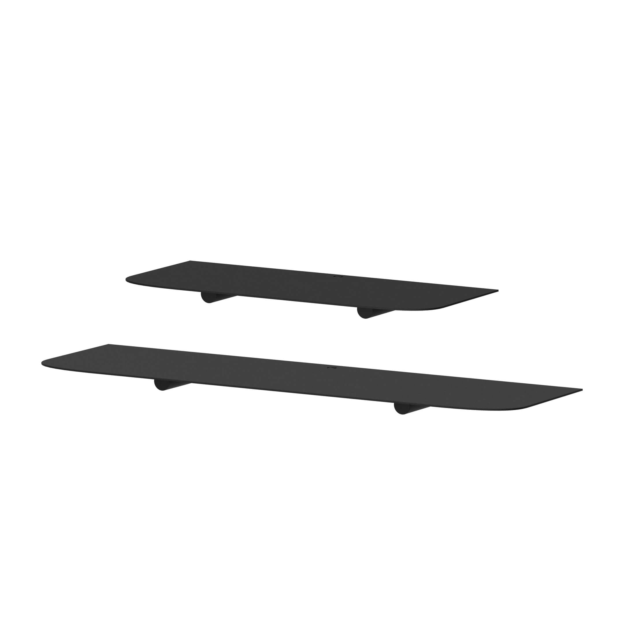 Kyoto Floating Metal Wall Shelf – Minimalist Japandi Style