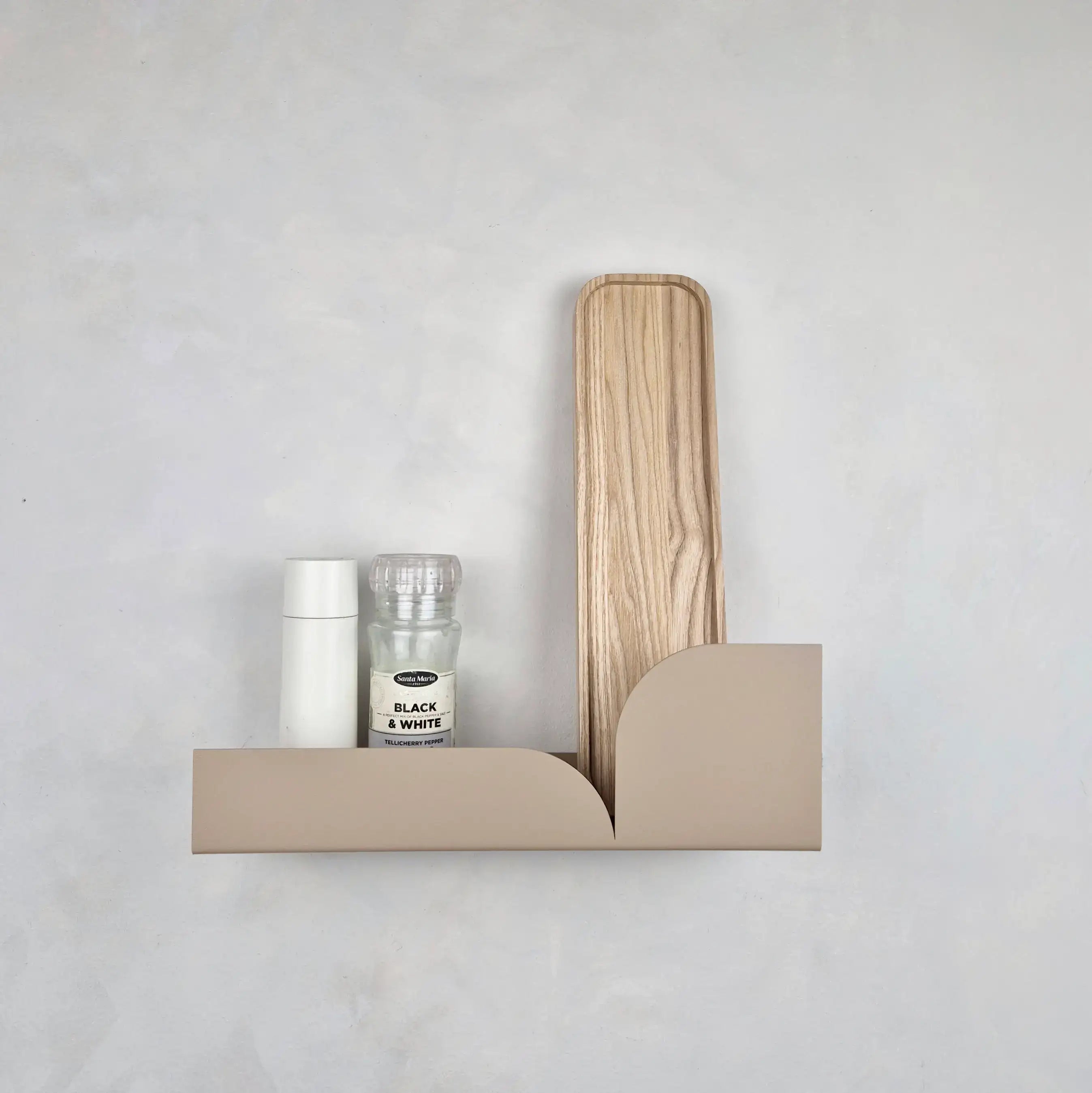 Estantería de pared metálica Torino – repisa flotante mediana