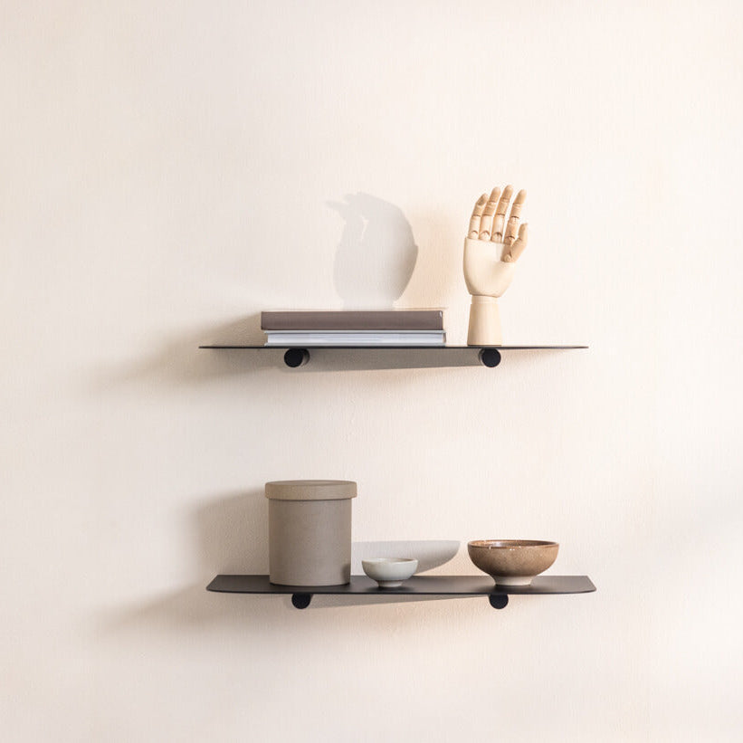 Estantería de pared metálica Kyoto – repisa flotante minimalista