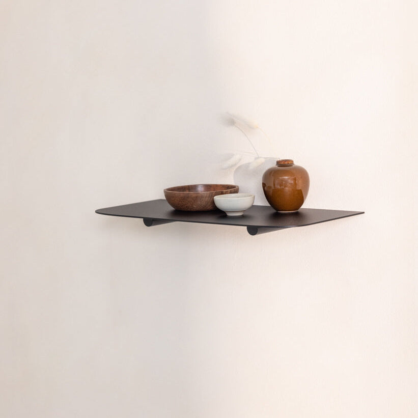 Estantería de pared metálica Kyoto – repisa flotante minimalista