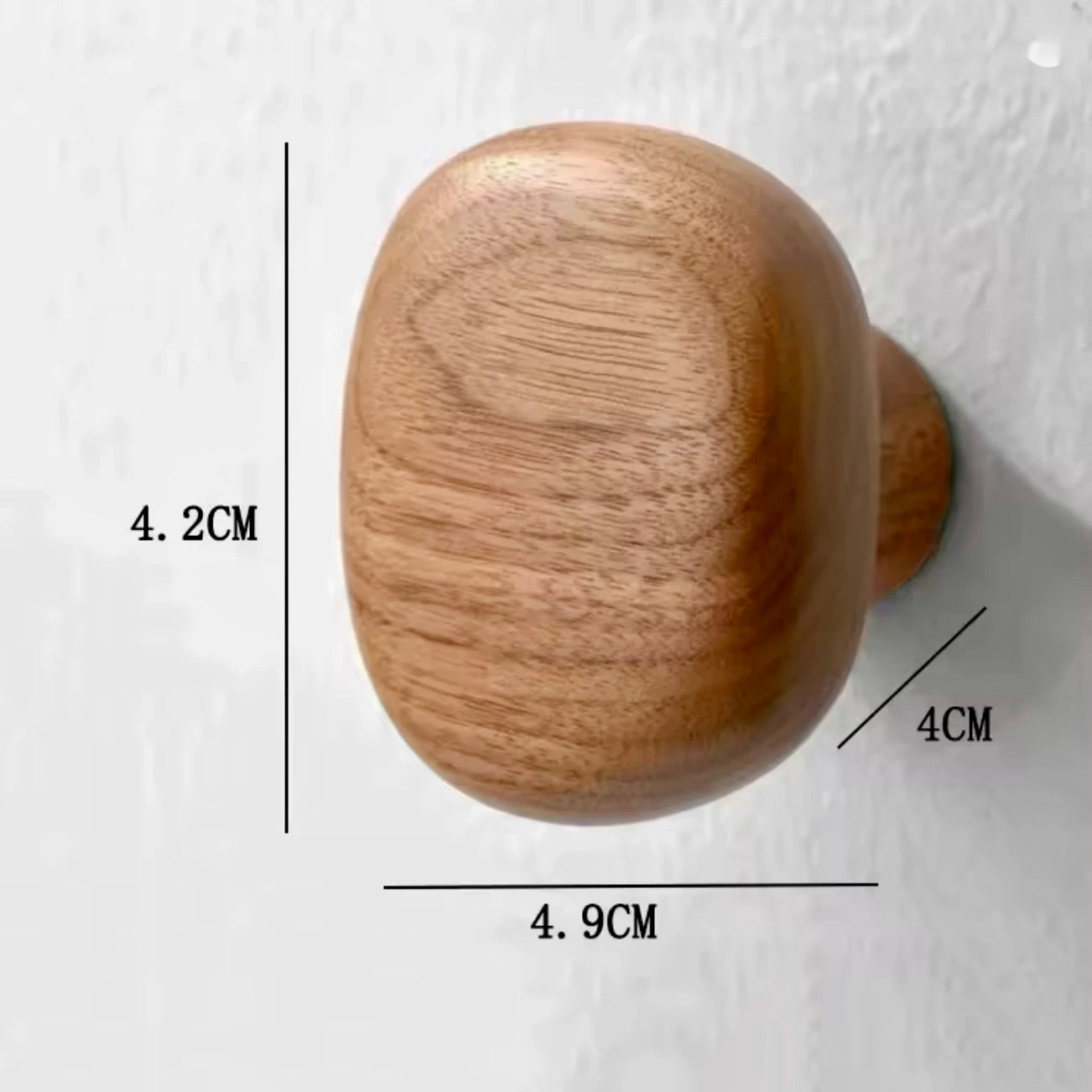 Perchas pared Verona Stone – madera forma piedra natural
