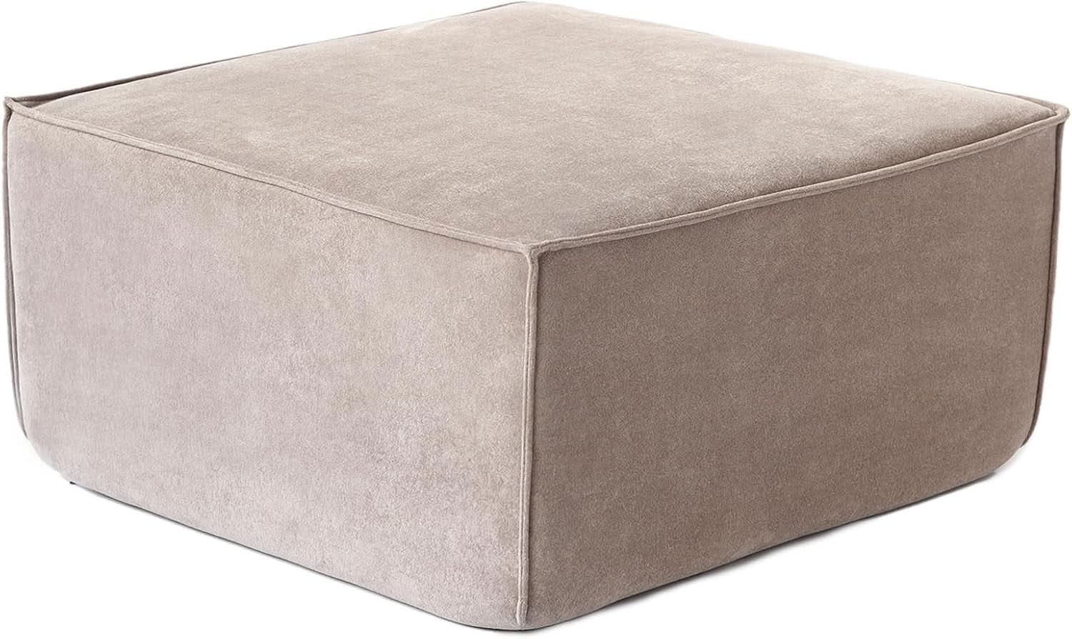 Modular Sectional Sofa Ottoman 31.5 Inches Espresso-2