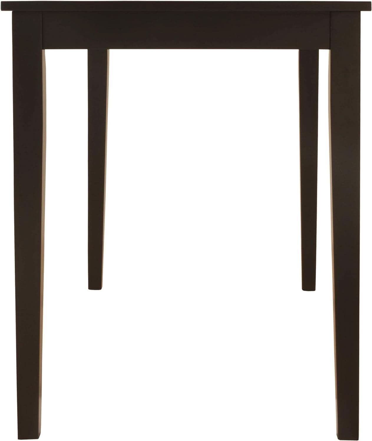 Kimonte Black Dining Room Table Rectangular Contemporary-3