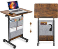 Height Adjustable Standing Desk 16x24 Inches Brown-0