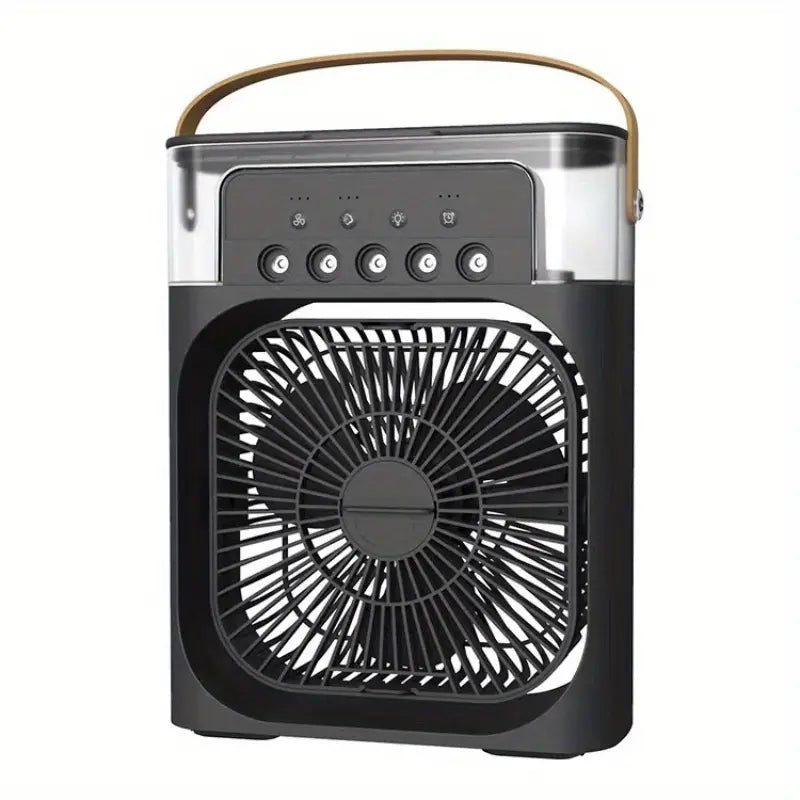 Portable Mini Air Cooler Fan with Humidifier – USB Personal Evaporative Cooler for Home & Office