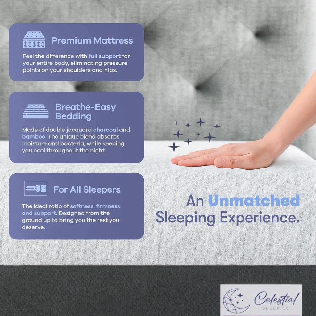 Cooling Gel Memory Foam Twin Mattress for Ultimate Comfort-4