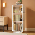 5-Tier Rotating Bookshelf With Clear Acrylic Panels-0