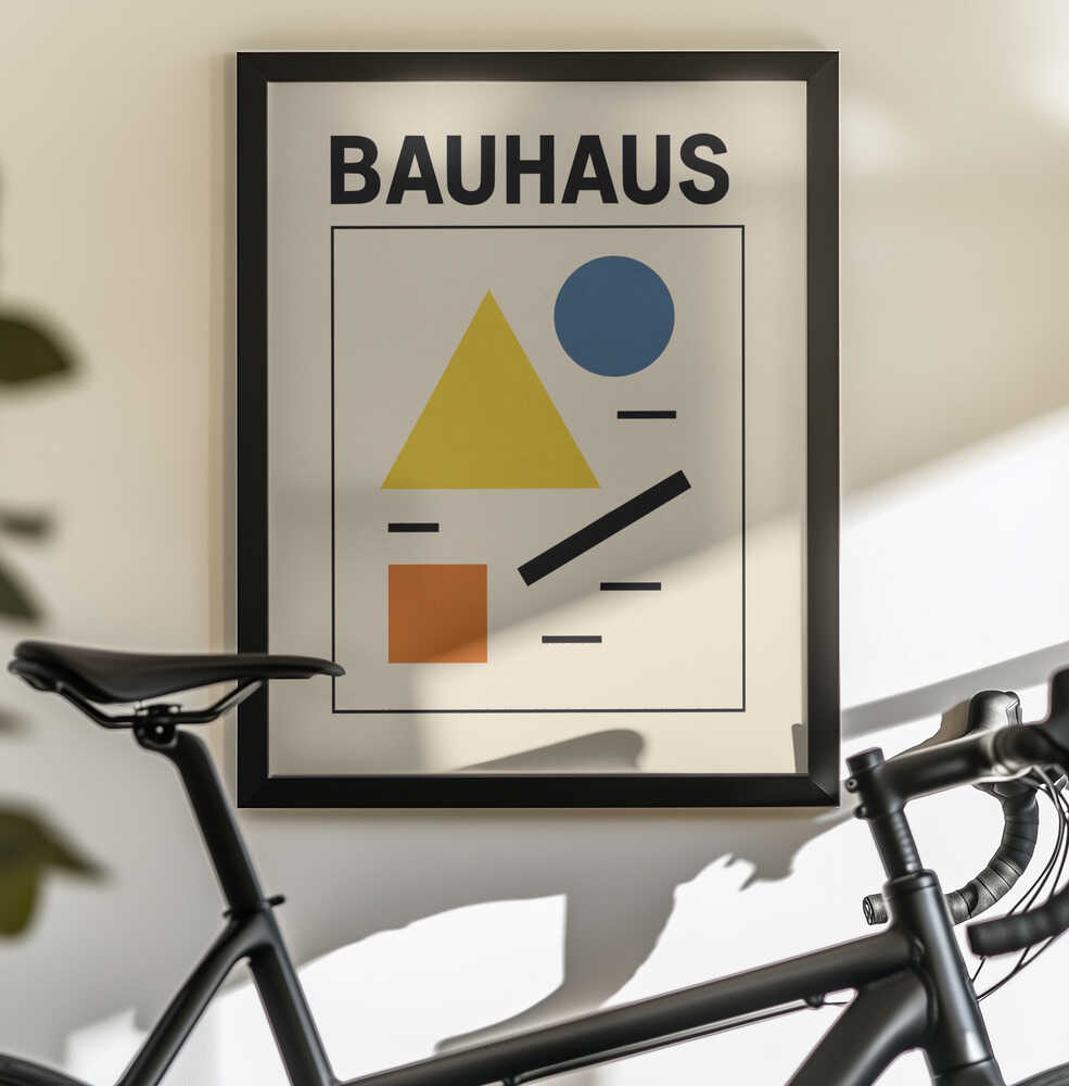 Wall art Bauhaus minimalist 06-1