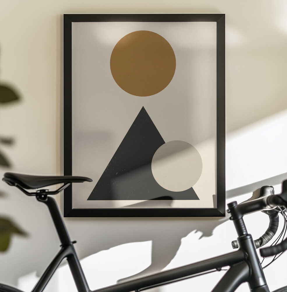 Wall art Minimalist geometric composition 03-1