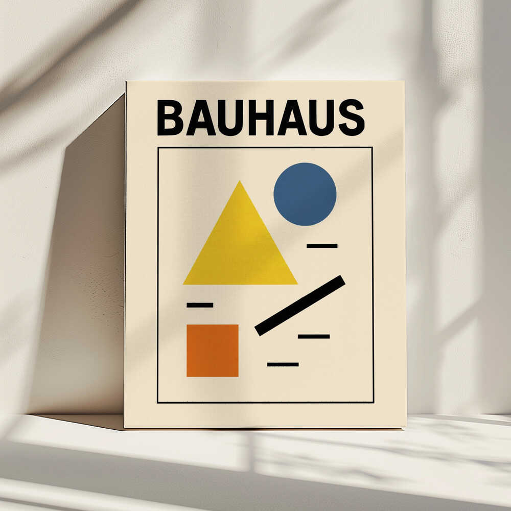 Wall art Bauhaus minimalist 06-3