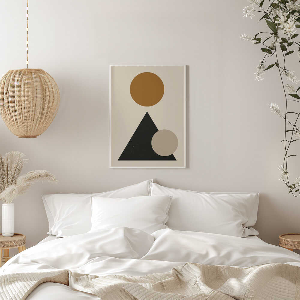 Wall art Minimalist geometric composition 03-2
